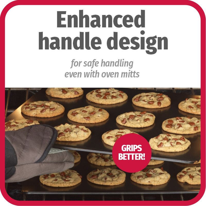 slide 4 of 10, GoodCook AirPerfect Medium & Large 2pk Insulated Nonstick Baking Cookie Sheets: Carbon Steel Bakeware Set, 2 ct