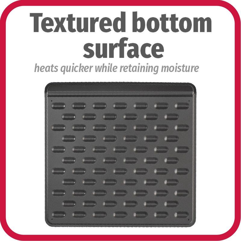 slide 5 of 10, GoodCook AirPerfect Medium & Large 2pk Insulated Nonstick Baking Cookie Sheets: Carbon Steel Bakeware Set, 2 ct