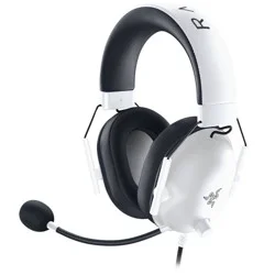 Razer Blackshark V2 X Wired Gaming Headset for PlayStation 4/Nintendo Switch/PC - White: macOS Compatible, Built-In Mic