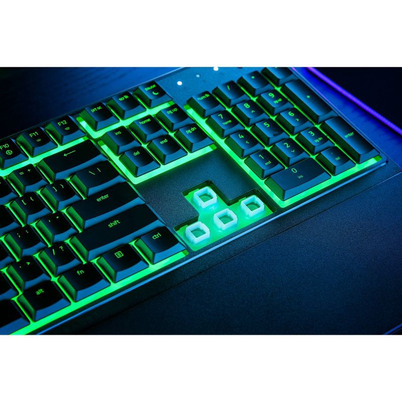 slide 10 of 10, Razer Ornata V3 X Low Profile Gaming Keyboard for PC: Ergonomic USB-A Membrane Keypad, 1 ct