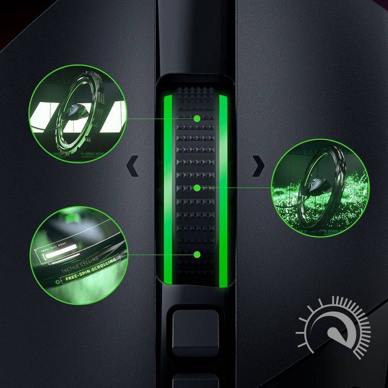 slide 4 of 9, Razer Basilisk V3 Ergonomic Wired Gaming Mouse: USB-A, Illuminated Optical Design, 1 ct