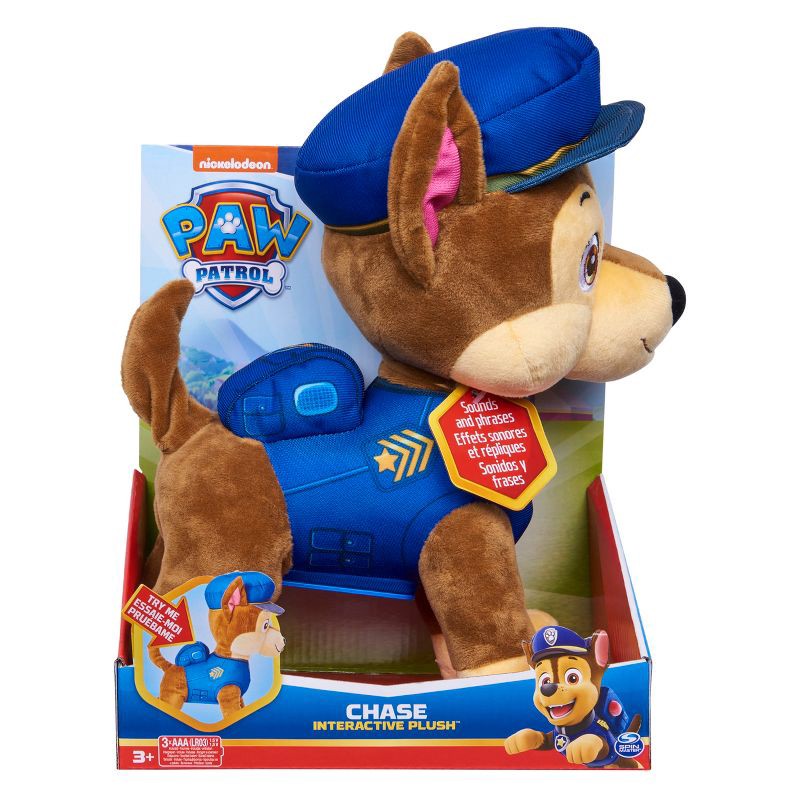 slide 3 of 7, PAW Patrol Chase Stuffed Animal, 1 ct