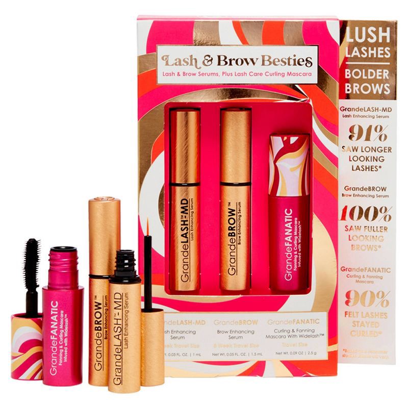 slide 1 of 4, Grande Cosmetics Lash & Brow Besties Set - 3ct - Ulta Beauty, 3 ct