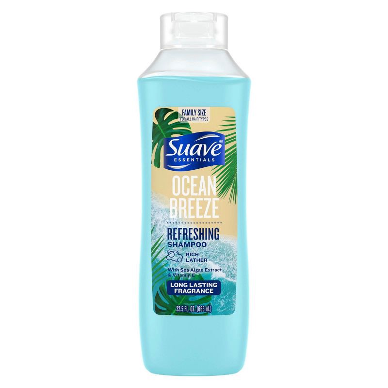 slide 2 of 7, Suave Refreshing Shampoo Ocean Breeze - 22.5 fl oz, 22.5 fl oz