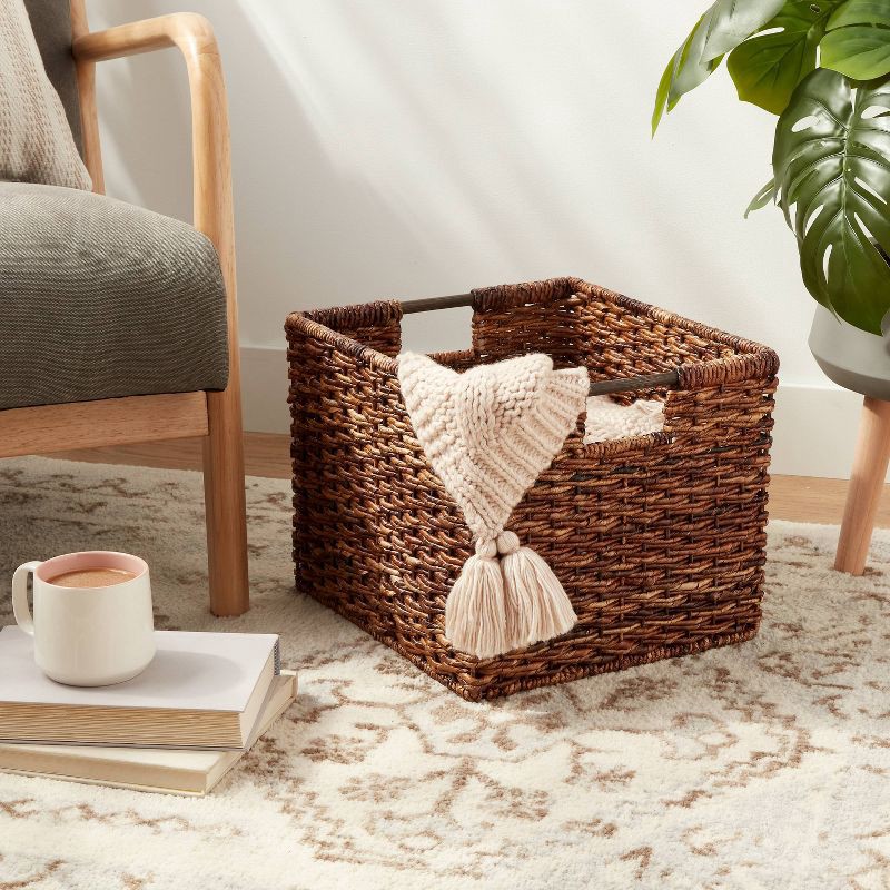 slide 2 of 4, Large Woven Abaca Crate - Brightroom™, 1 ct