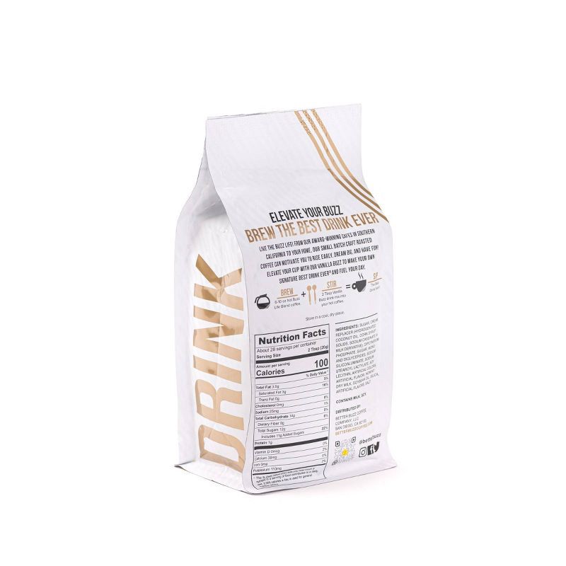 slide 4 of 6, Better Buzz Coffee Better Buzz Vanilla Buzz Powdered Light Roast Creamer - 20oz, 20 oz