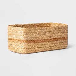 Braided Water Hyacinth Media Bin - Threshold™