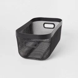 Metal Mesh Media Bin Black - Brightroom™