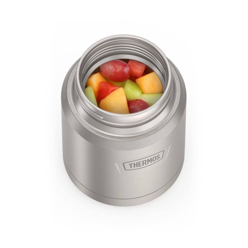 slide 9 of 10, Thermos Icon 16oz Stainless Steel Food Storage Jar with Spoon - Matte, 16 oz