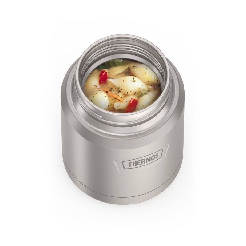 slide 10 of 10, Thermos Icon 16oz Stainless Steel Food Storage Jar with Spoon - Matte, 16 oz