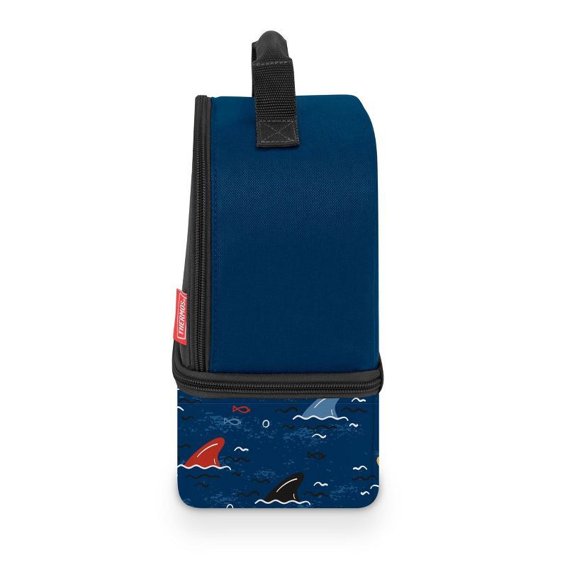 slide 7 of 9, Thermos Dual Compartment Lunch Bag - Sharks, 1 ct