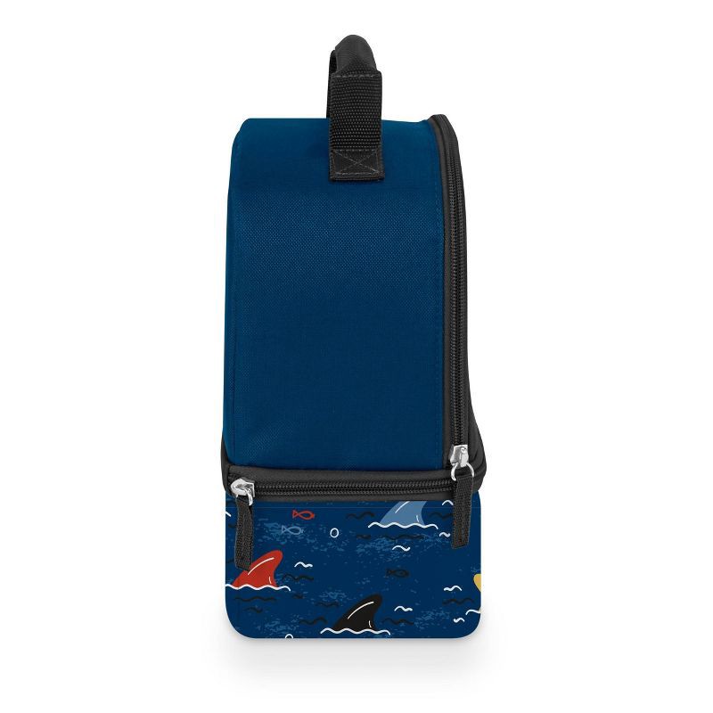 slide 8 of 9, Thermos Dual Compartment Lunch Bag - Sharks, 1 ct