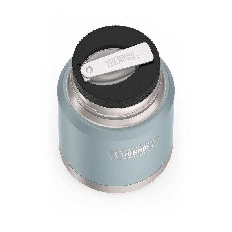slide 6 of 10, Thermos Icon 16oz Stainless Steel Food Storage Jar with Spoon - Glacier, 16 oz