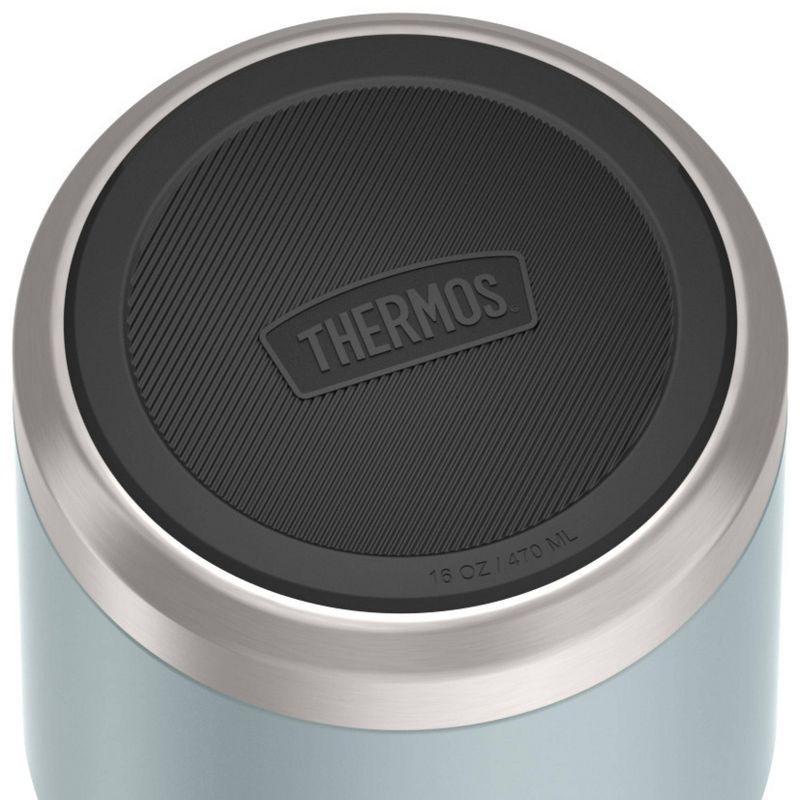 slide 7 of 10, Thermos Icon 16oz Stainless Steel Food Storage Jar with Spoon - Glacier, 16 oz