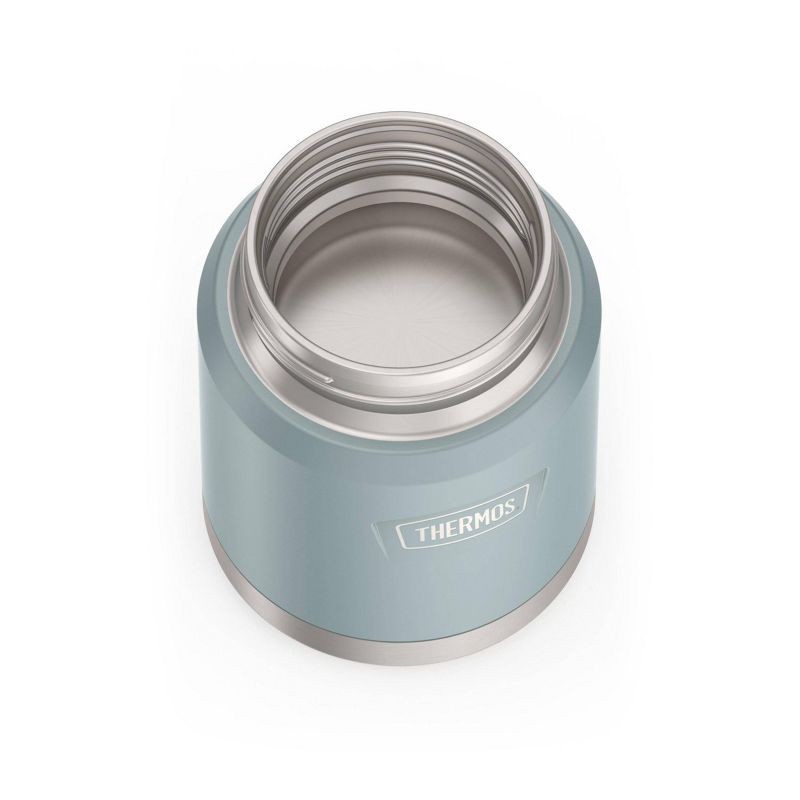 slide 8 of 10, Thermos Icon 16oz Stainless Steel Food Storage Jar with Spoon - Glacier, 16 oz