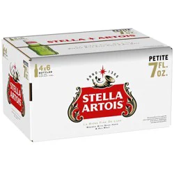 Stella Artois Premium Lager Beer - 24ct/7 fl oz Bottles
