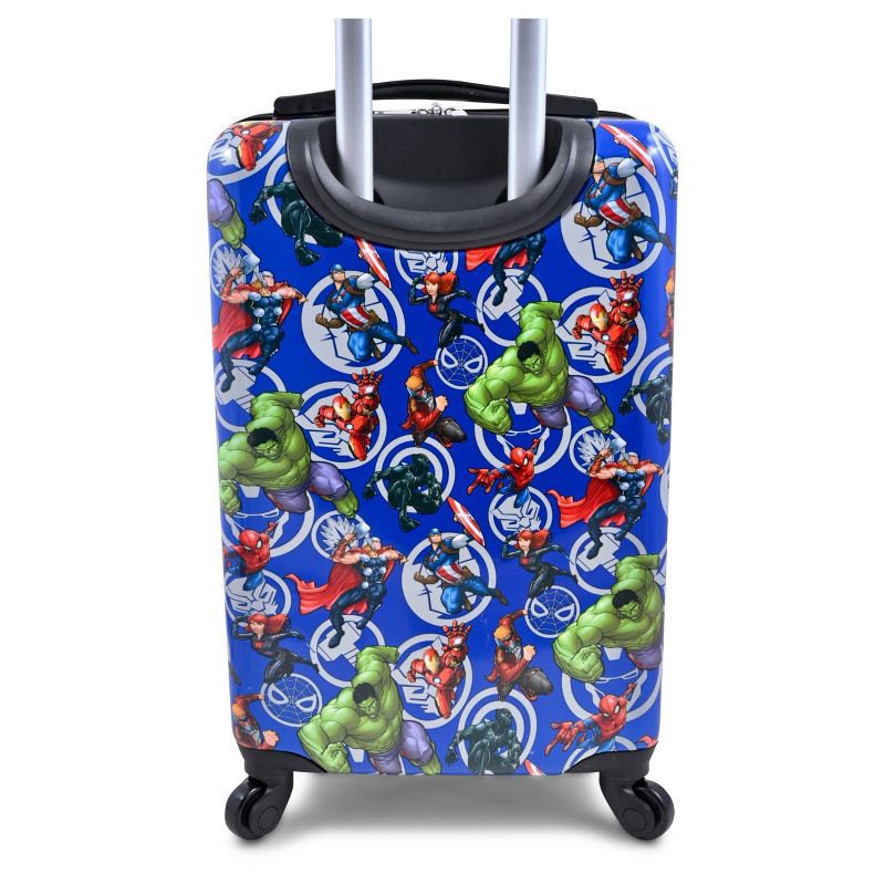 slide 4 of 9, Marvel Hardside Carry On Spinner Suitcase - Black, 1 ct