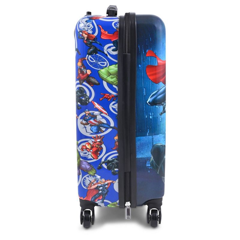 slide 8 of 9, Marvel Hardside Carry On Spinner Suitcase - Black, 1 ct