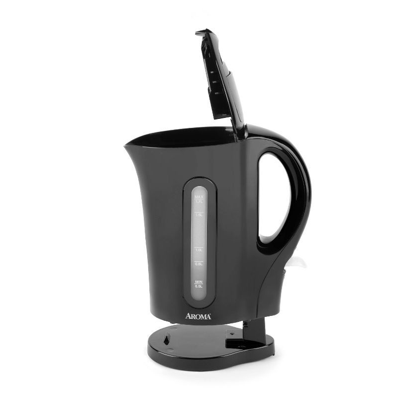 slide 2 of 11, Aroma 1.7L Electric Kettle - Black, 1.7 liter