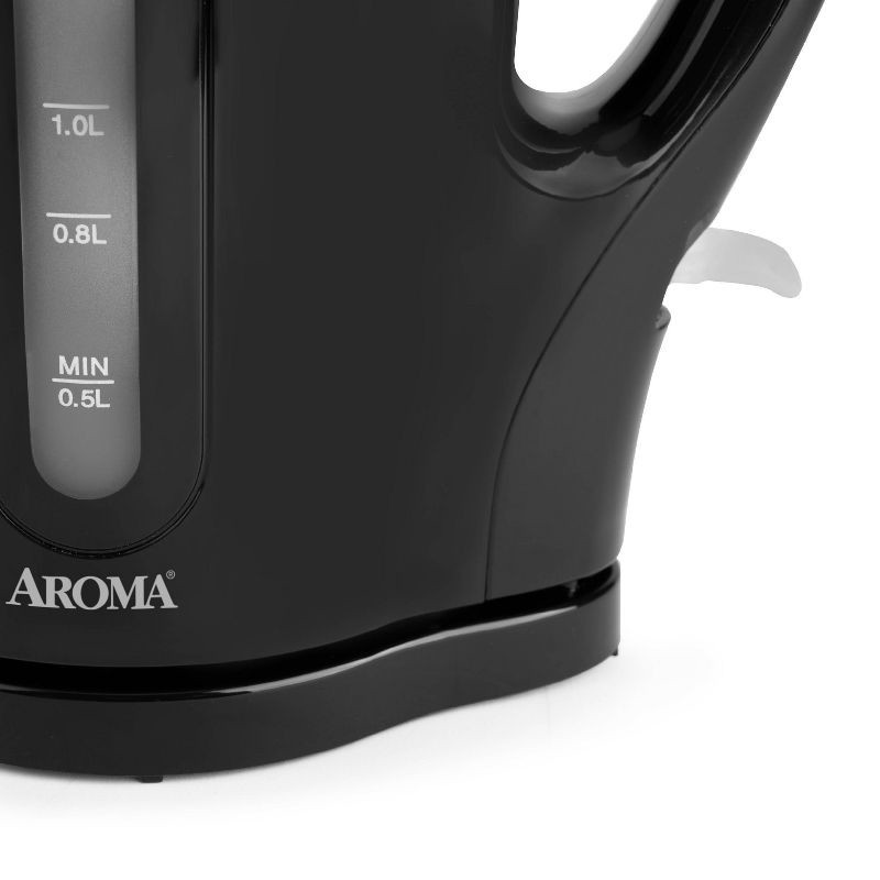 slide 3 of 11, Aroma 1.7L Electric Kettle - Black, 1.7 liter