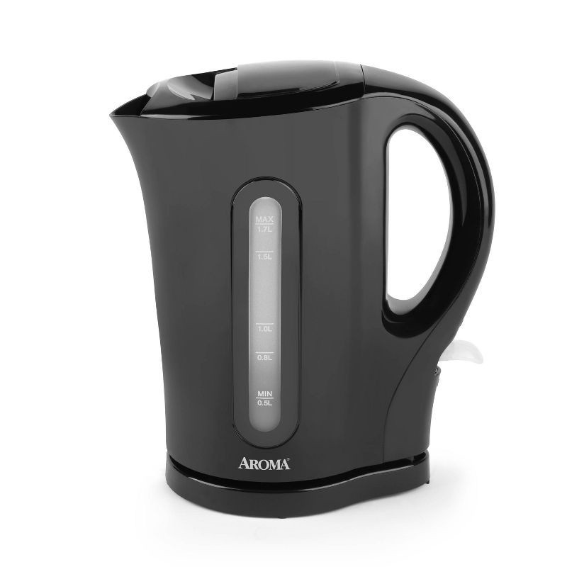 slide 1 of 11, Aroma 1.7L Electric Kettle - Black, 1.7 liter