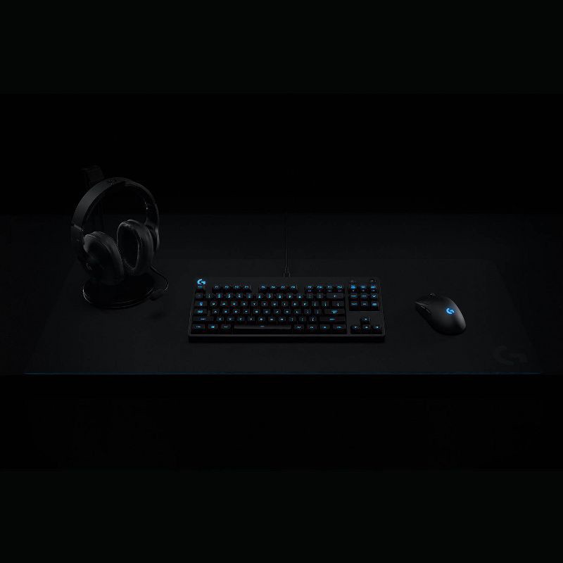 slide 7 of 11, Logitech Pro Mechanical Gaming Keyboard for PC: TKL, RGB Lighting, Micro USB Connection, 1 ct