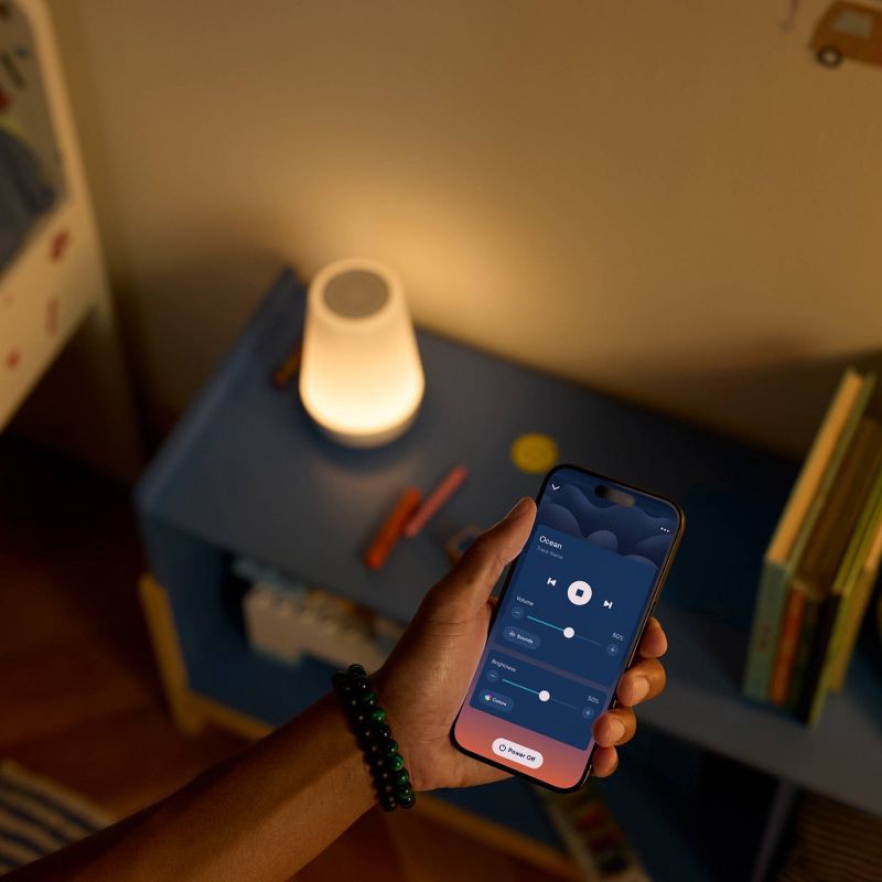 slide 4 of 8, Hatch Rest+ 2nd Gen All-in-one Sleep Assistant, Nightlight & Sound Machine with Back-up Battery, 1 ct