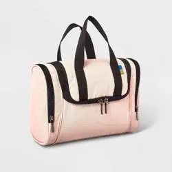 Large Hanging Toiletry Bag Pink - Open Story™