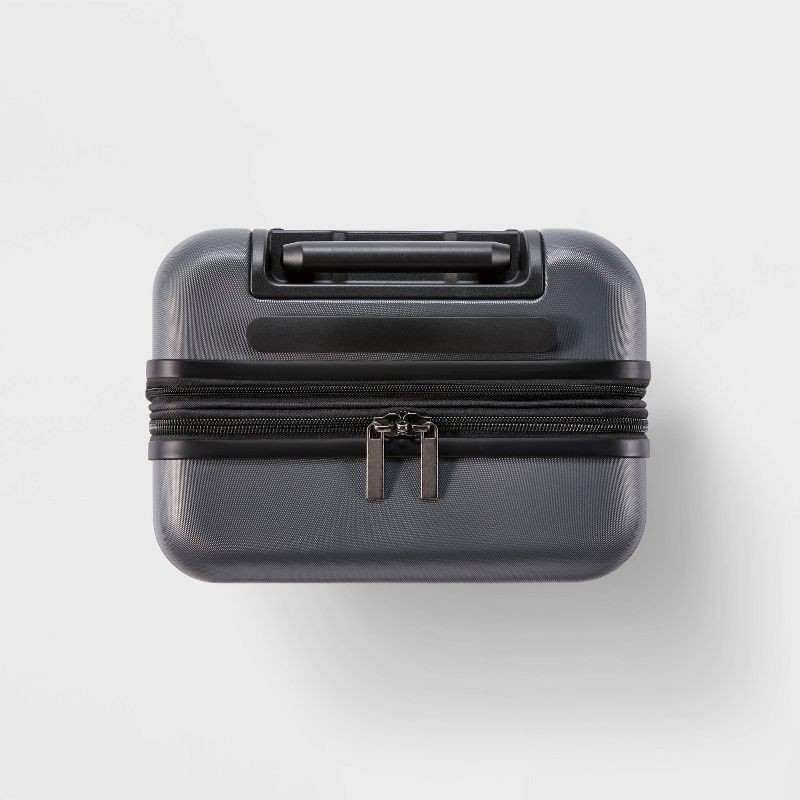 slide 4 of 6, Hardside Carry On Suitcase Gray - Open Story™, 1 ct