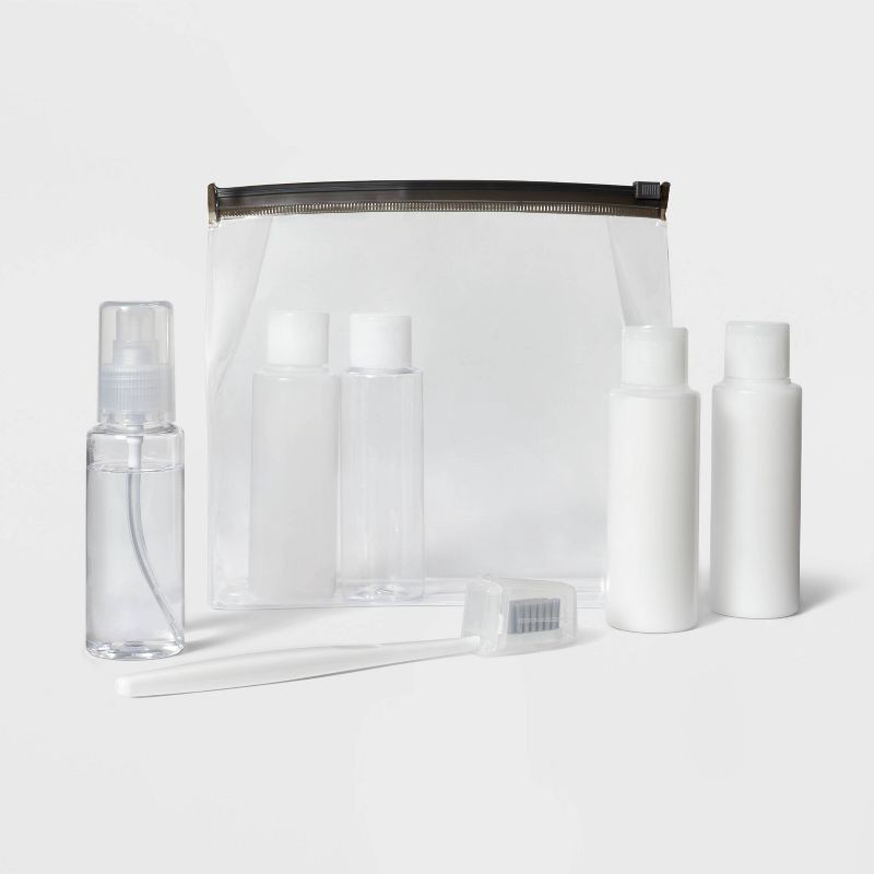 slide 2 of 3, 6pc Travel Toiletry Set - Open Story™, 6 ct