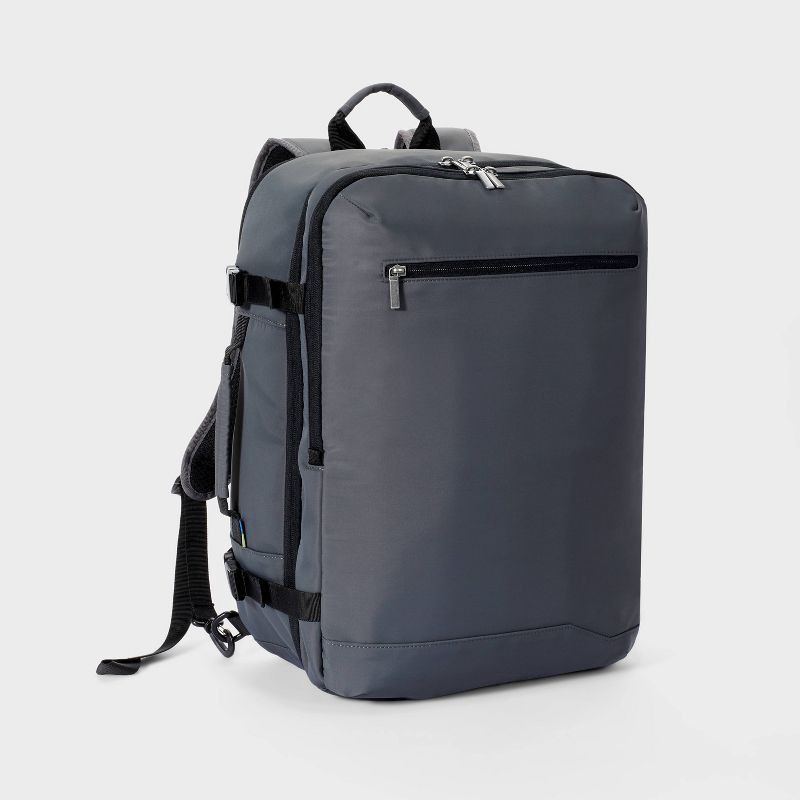 slide 1 of 6, 35L Travel Backpack Gray - Open Story™, 35 liter