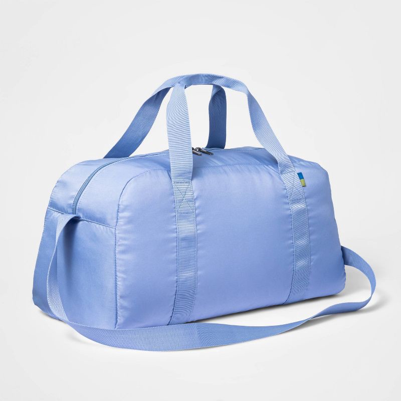 slide 1 of 5, 30L Packable Duffel Bag Blue - Open Story™, 30 liter