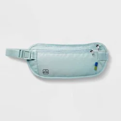 RFID Blocking Waist Pouch Puritan Gray - Open Story™: Water-Resistant Belt Bag