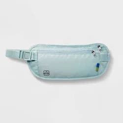 RFID Blocking Waist Pouch Puritan Gray - Open Story™: Water-Resistant Belt Bag