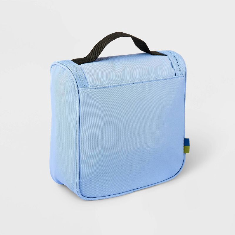 slide 4 of 4, Small Hanging Toiletry Bag Blue - Open Story™, 1 ct