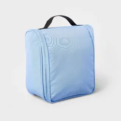 Small Hanging Toiletry Bag Blue - Open Story™: Water-Resistant Travel Accessory
