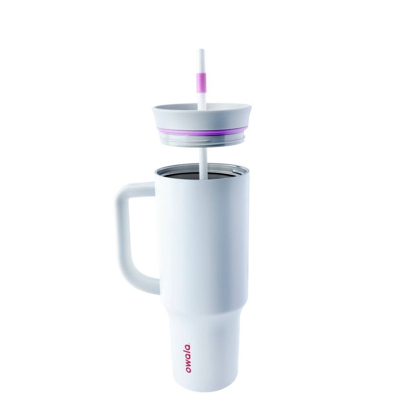 slide 2 of 4, Owala 40oz Stainless Steel Straw Tumbler - Polar Brr, 40 oz
