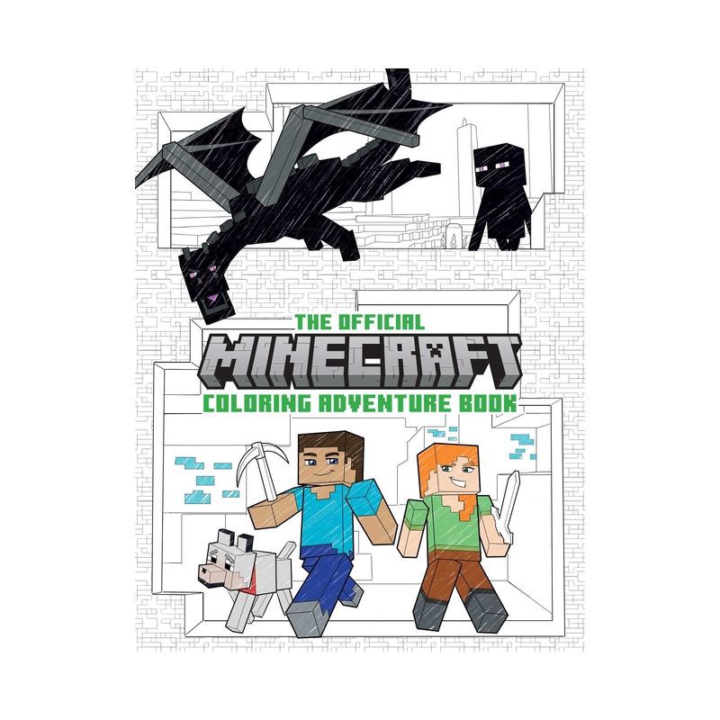 slide 1 of 1, Simon & Schuster The Official Minecraft Coloring Adventures Book - (Gaming) by Insight Editions (Paperback), 1 ct
