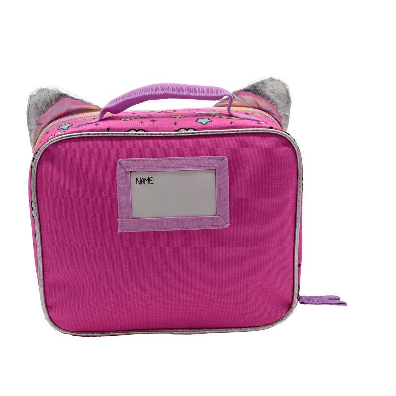 slide 5 of 5, Hello Kitty Kids' Square Lunch Box and Bag - Pink, 1 ct