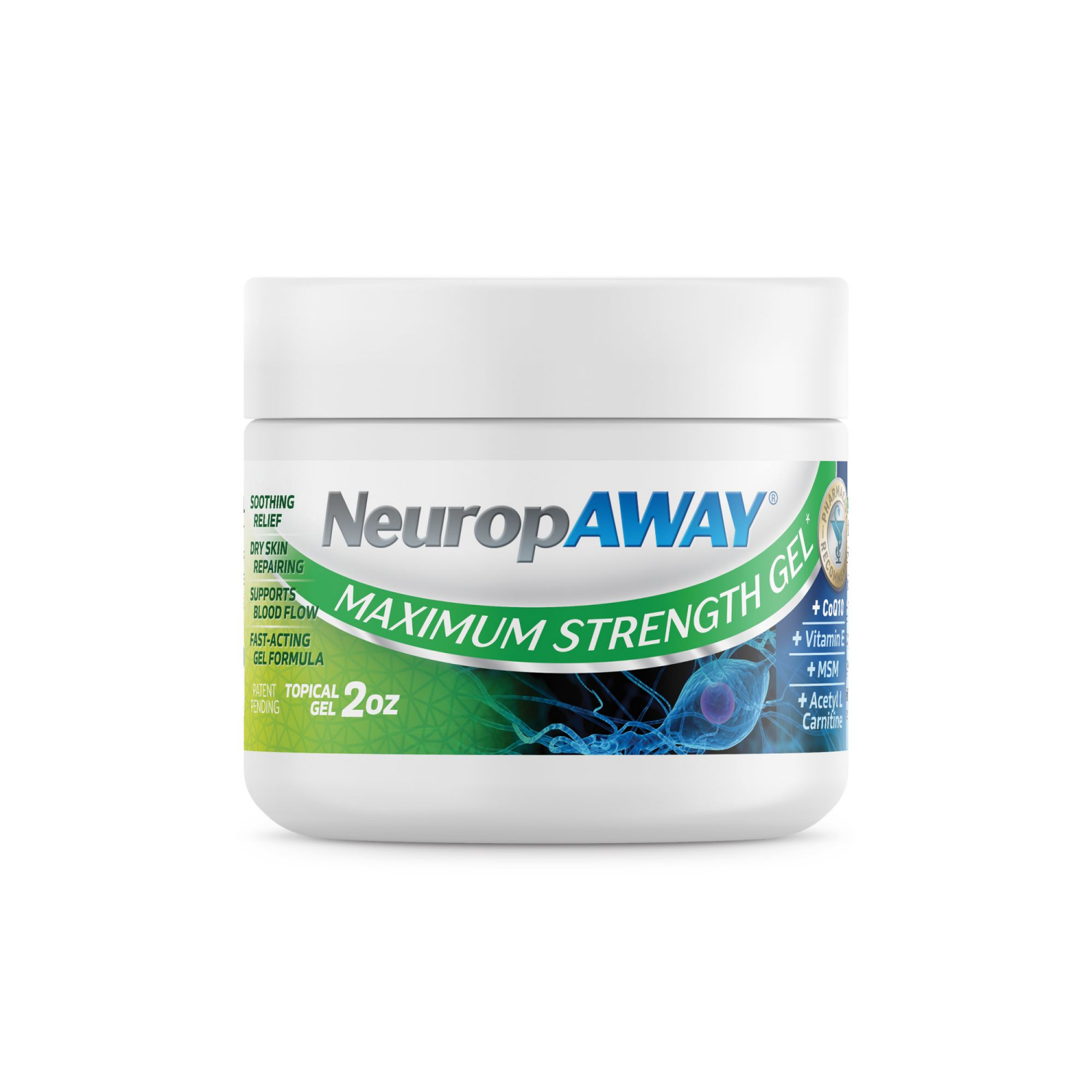 slide 4 of 4, NeuropAWAY Maximum Strength Topical Gel 2 oz, 2 oz