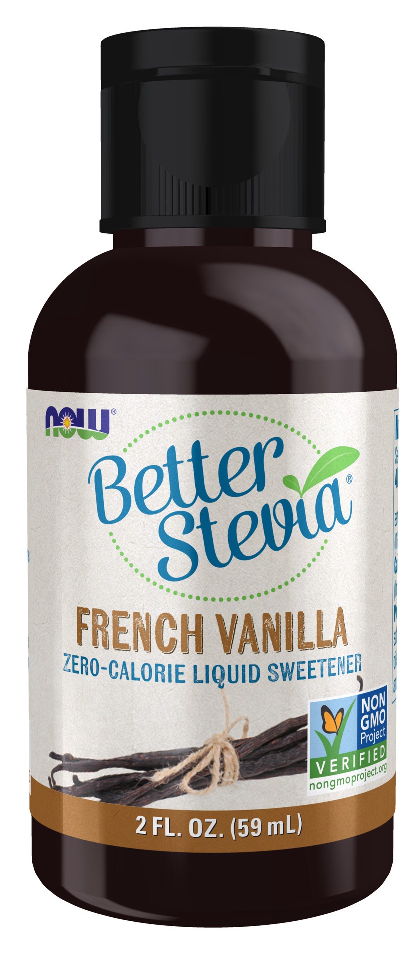 slide 1 of 4, NOW Natural Foods BetterStevia Liquid, French Vanilla - 2 fl. oz., 2 fl oz