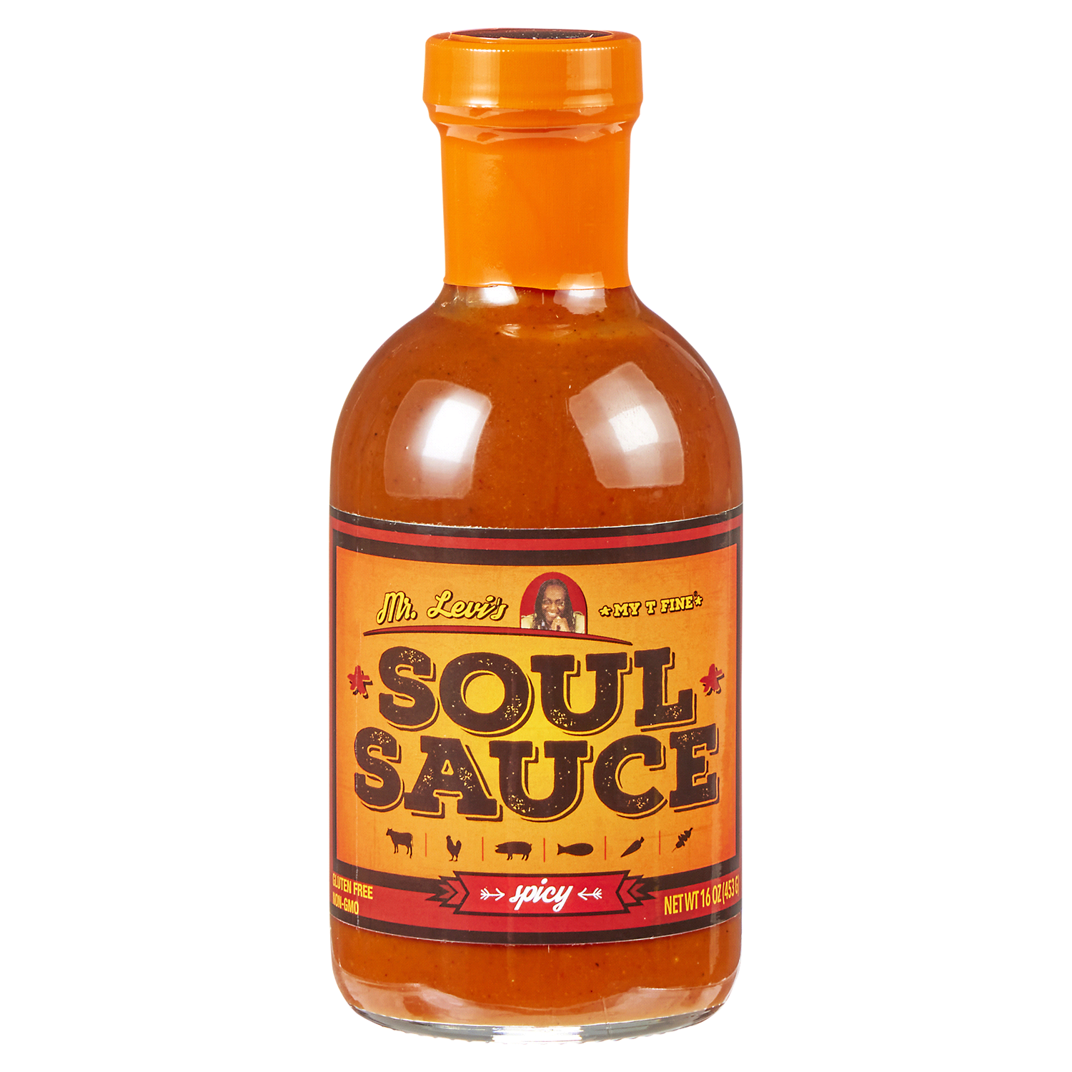 slide 1 of 5, Mr. Levi's Soul Sauce Spicy, 12 oz