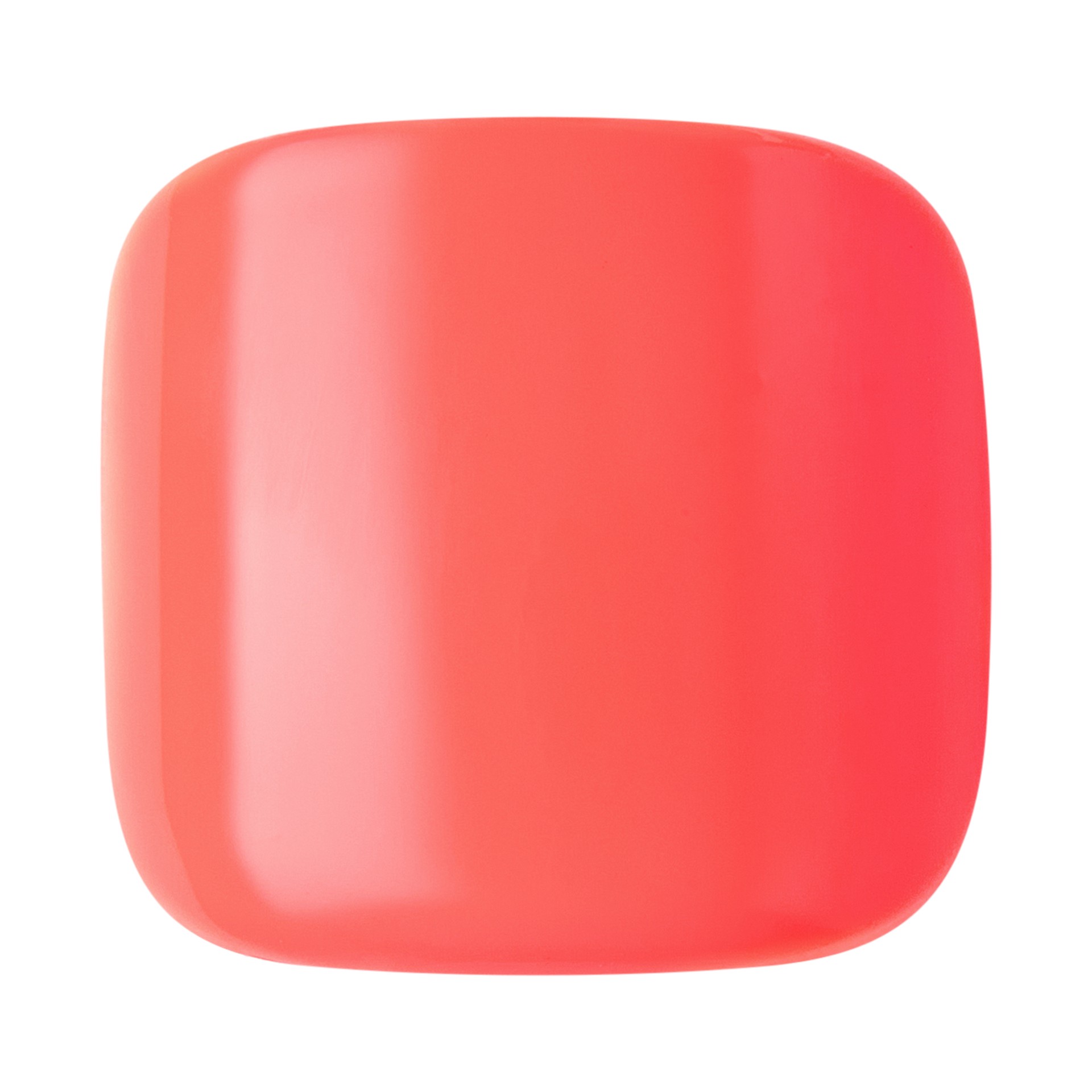 slide 5 of 5, imPRESS KISS imPRESS Color Square Press-On Toenails, Neon Orange, 24 Pieces, 28 pc