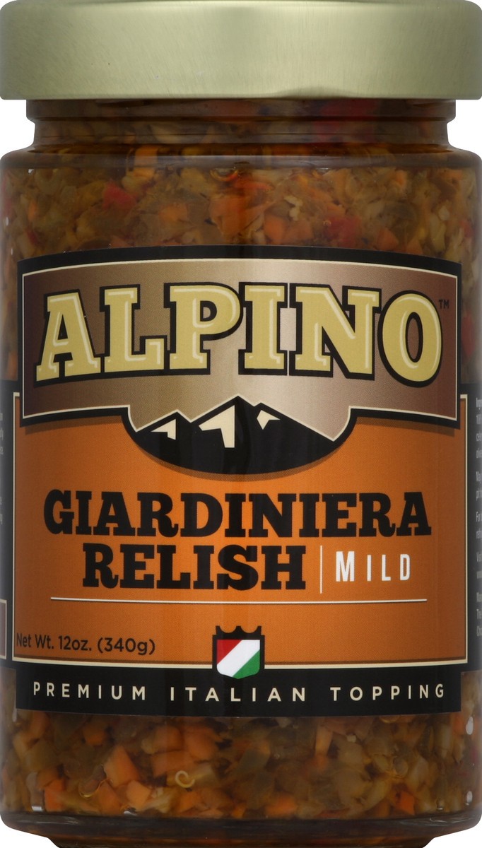 slide 2 of 2, Alpino Mild Giardiniera Relish, 12 oz