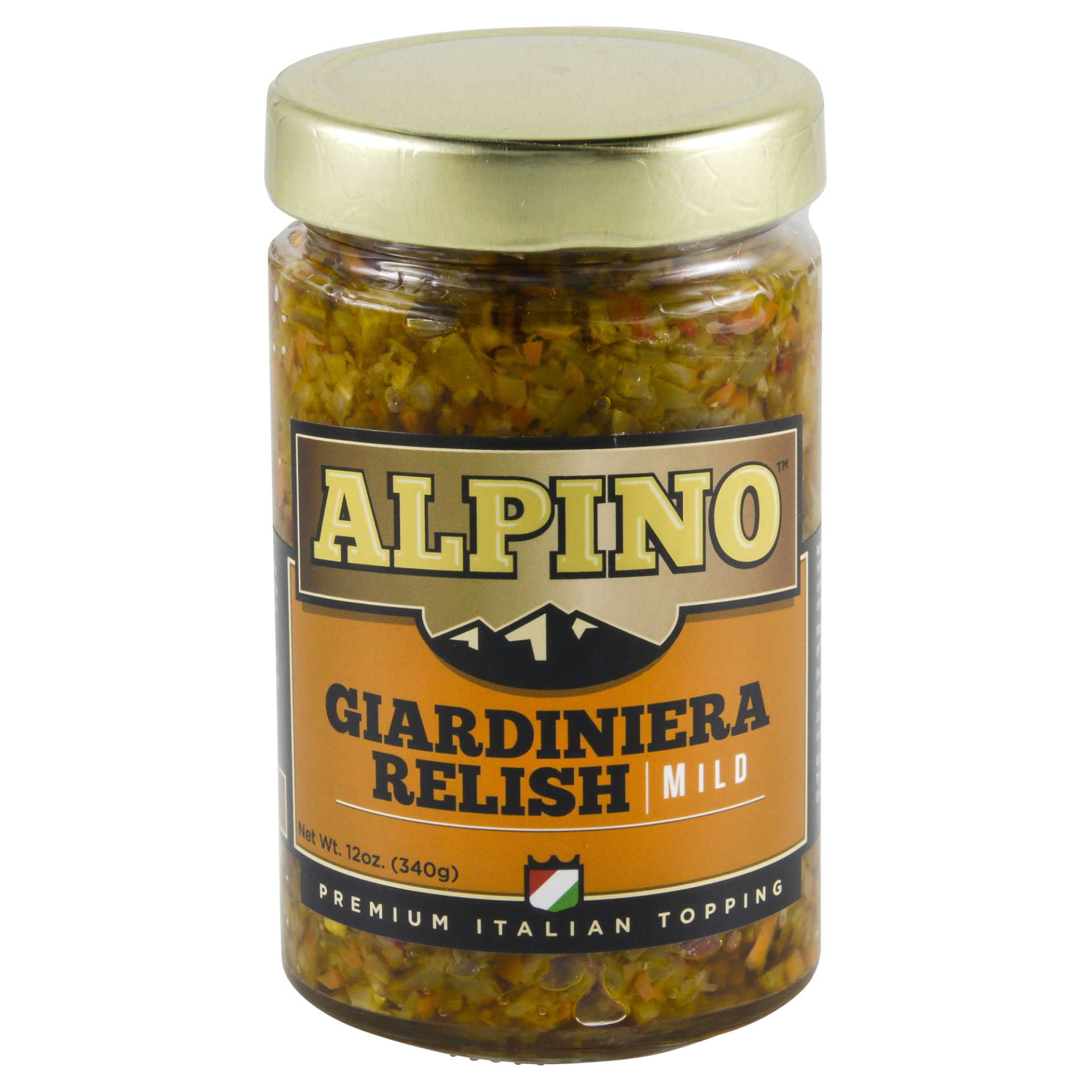 slide 1 of 2, Alpino Mild Giardiniera Relish, 12 oz