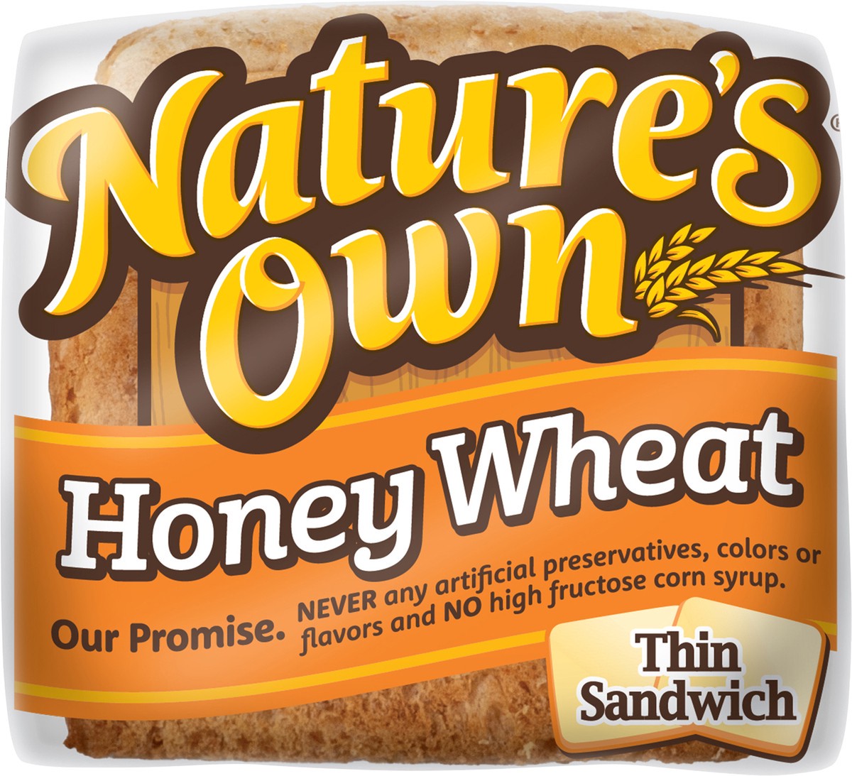 slide 12 of 13, Nature's Own Enriched Thin Sandwich Honey Wheat Bread 20 oz, 20 oz