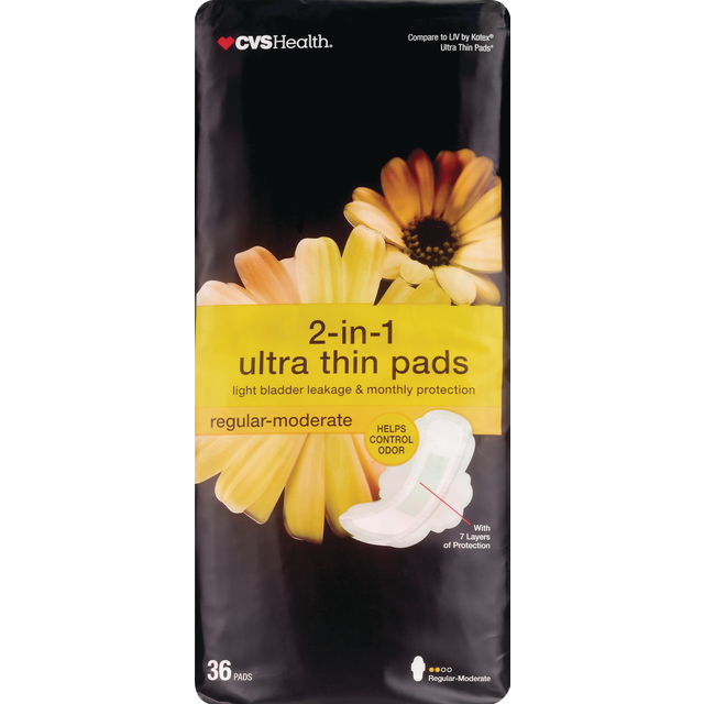 slide 1 of 1, Cvs Health Ultra-Thin Panty Liners, Regular, 36 Ct, 36 ct