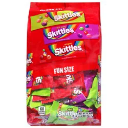 SKITTLES Original, Wild Berry & Sour Fun Size Chewy Candy Variety Pack, Party Size, 26.46 Oz Bulk Bag