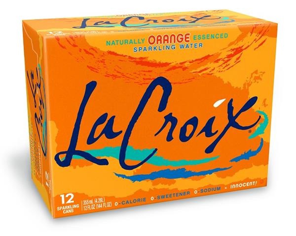slide 1 of 1, La Croix Lacroix Orange- 6 oz, 6 oz