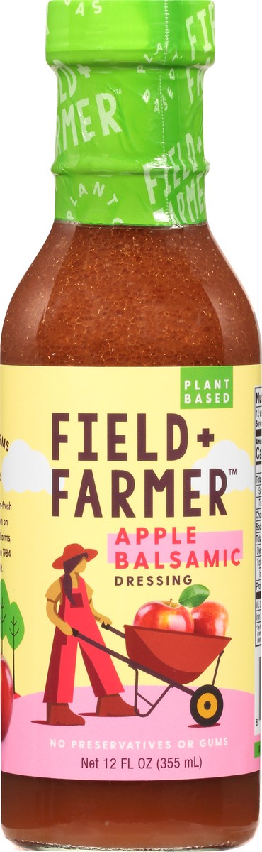 slide 1 of 10, Field + Farmer Apple Balsamic Dressing 12 oz, 1 ct